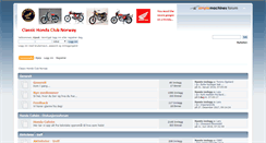 Desktop Screenshot of forum.classichonda.no